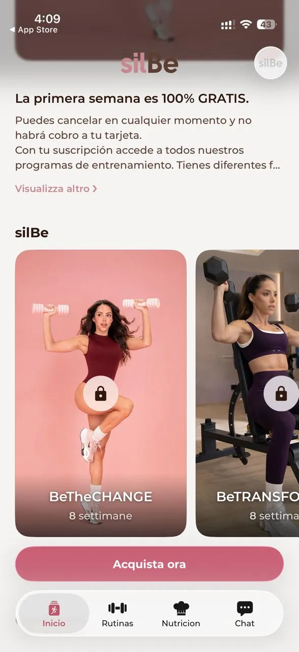 Pantalla 4 de la app de silBe